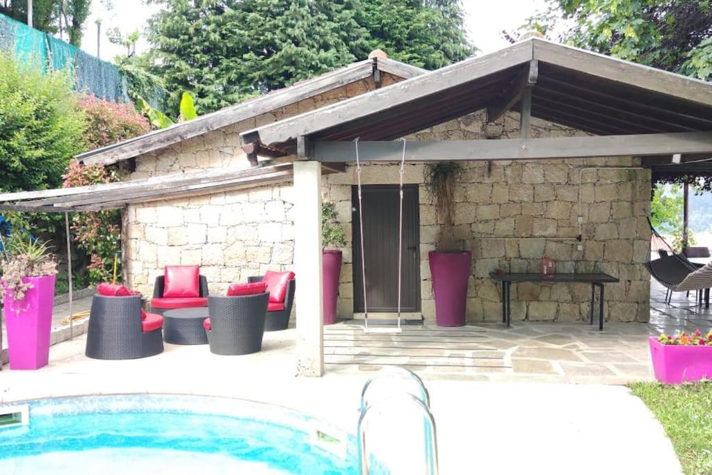 Villa Pool House au cœur du Gérès à Rio Caldo Esterno foto