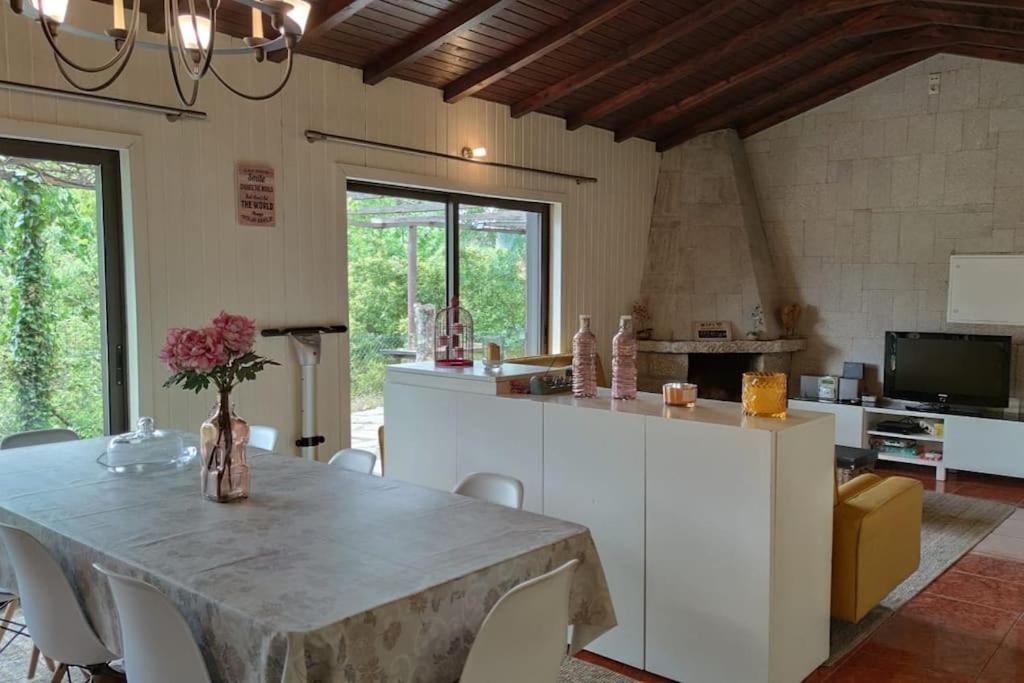 Villa Pool House au cœur du Gérès à Rio Caldo Esterno foto