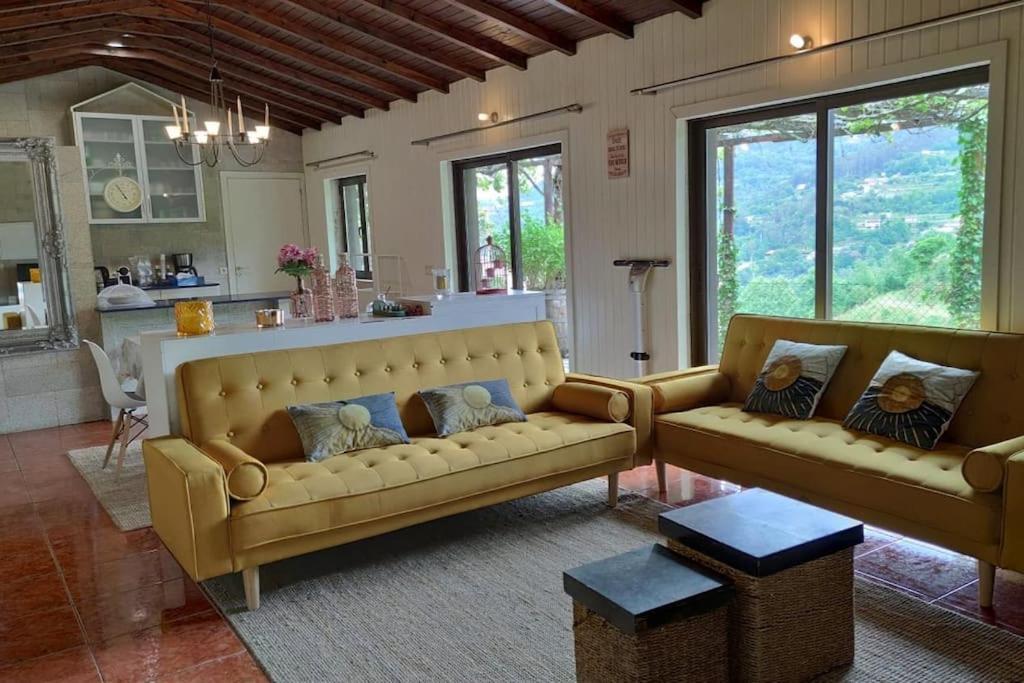 Villa Pool House au cœur du Gérès à Rio Caldo Esterno foto