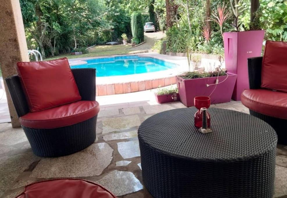 Villa Pool House au cœur du Gérès à Rio Caldo Esterno foto