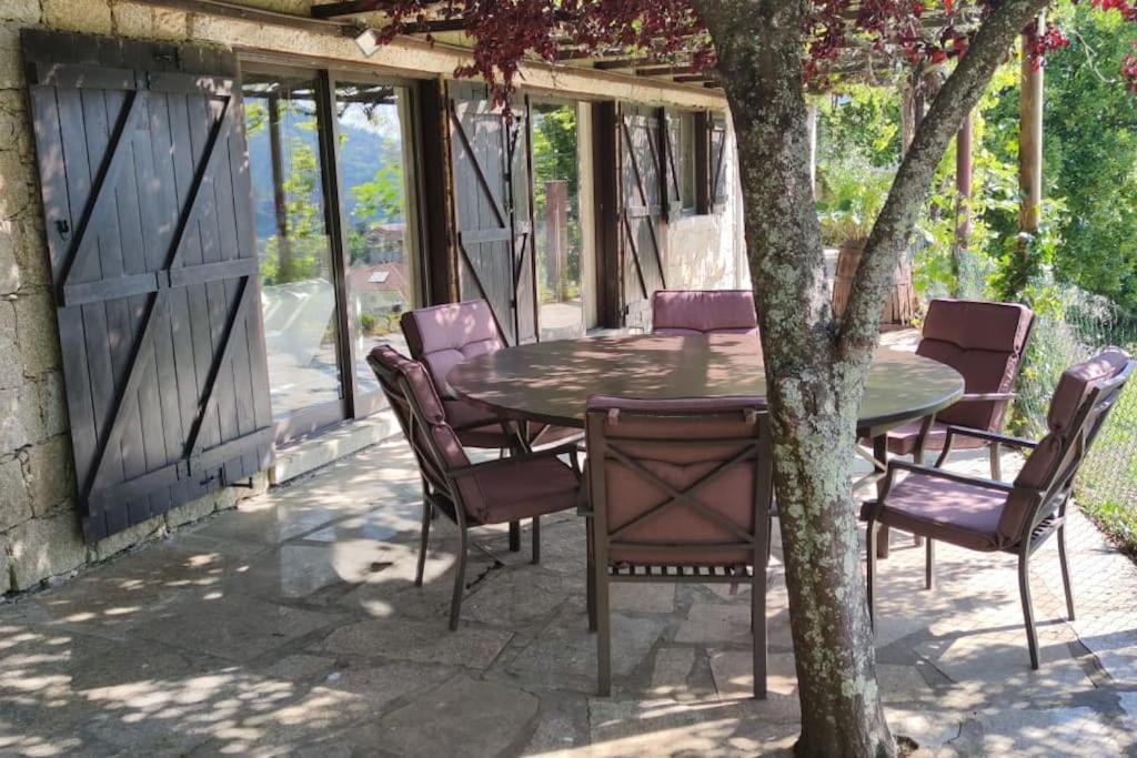 Villa Pool House au cœur du Gérès à Rio Caldo Esterno foto